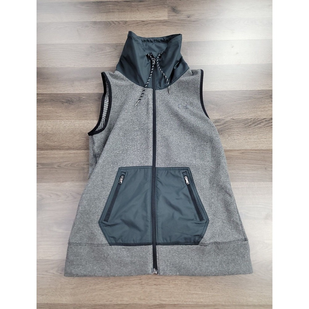 Under Armour Vest Small Gray Cold Gear Infrared Zip Womens UA Survivor Hybrid